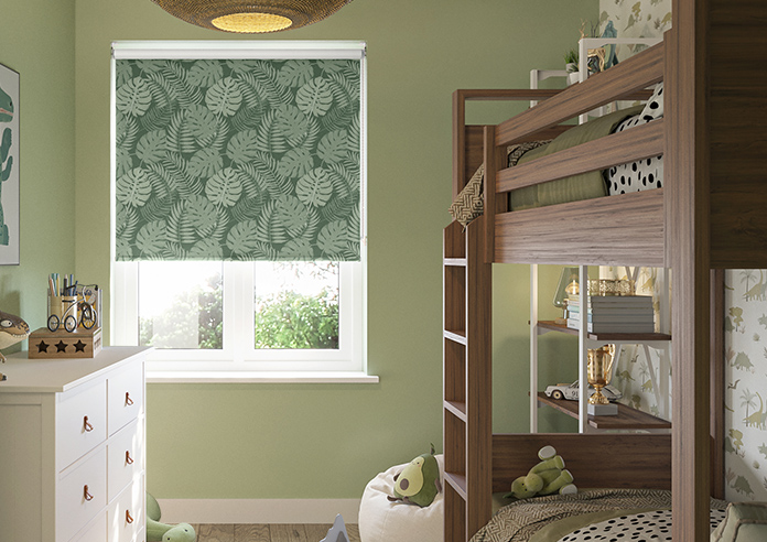 Lush Palms, Green - Twist&Fit Roller Blind - Image 3